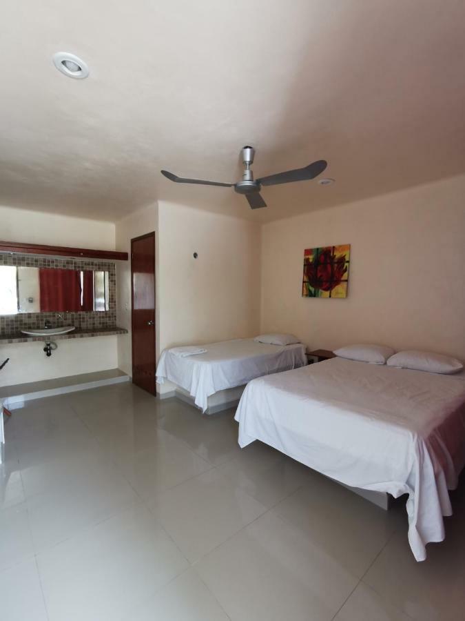 Las Cabanas Del Doctor Mahahual Extérieur photo